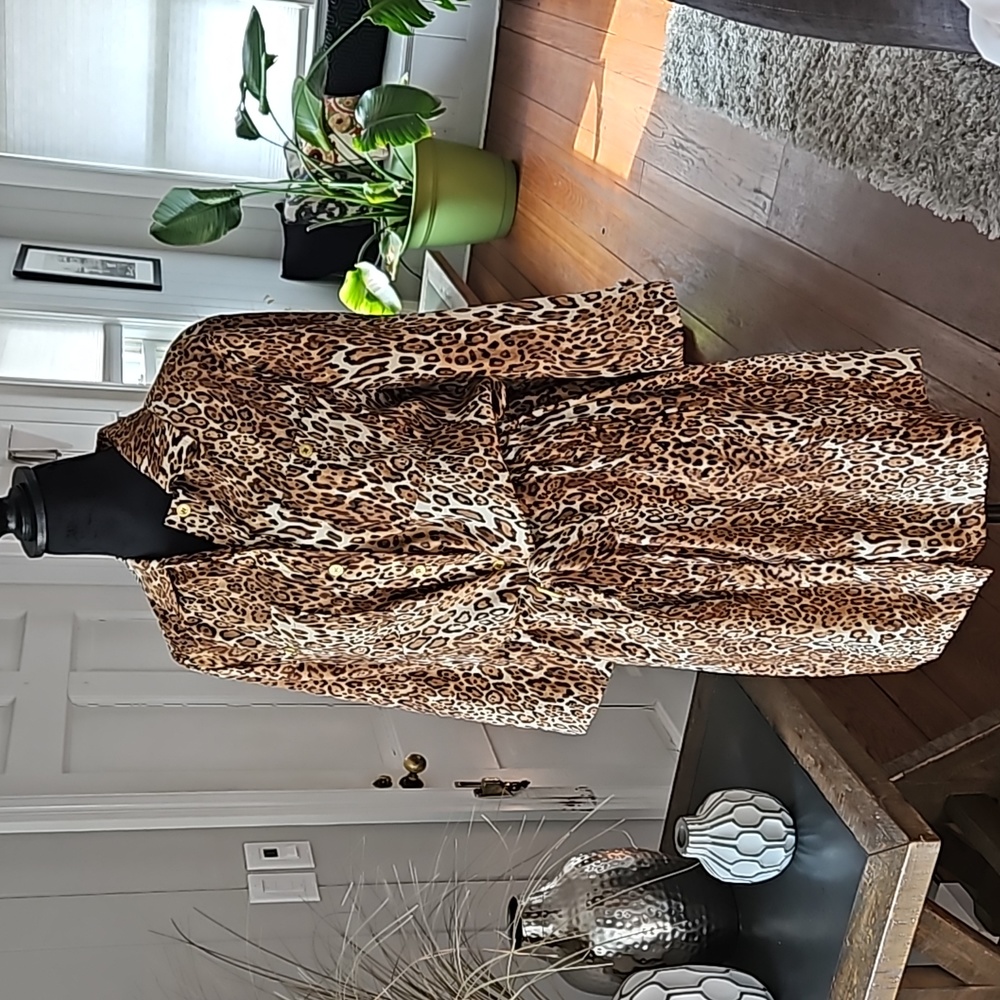 Leopard print dress